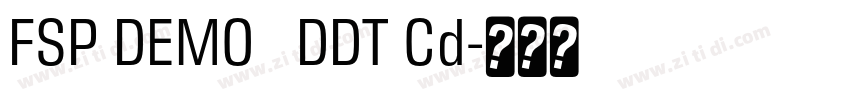 FSP DEMO   DDT Cd字体转换